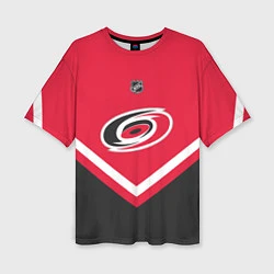 Женская футболка оверсайз NHL: Carolina Hurricanes