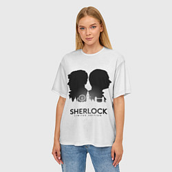 Футболка оверсайз женская Sherlock Edition, цвет: 3D-принт — фото 2