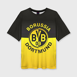 Футболка оверсайз женская Borussia Dortmund FC, цвет: 3D-принт