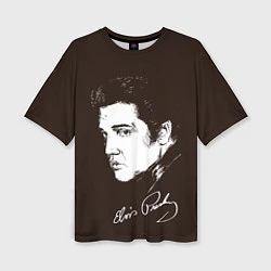 Женская футболка оверсайз Elvis Presley