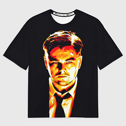 Женская футболка оверсайз Леонардо Ди Каприо