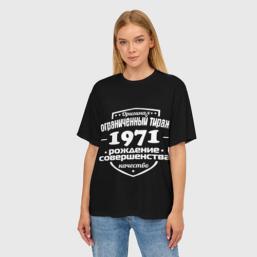 Женская футболка оверсайз Рождение совершенства 1971 / 3D-принт – фото 3