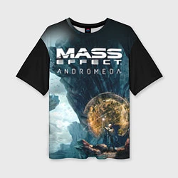 Женская футболка оверсайз Mass Effect: Andromeda