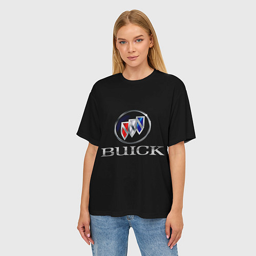 Женская футболка оверсайз Buick / 3D-принт – фото 3