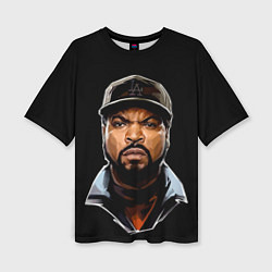 Футболка оверсайз женская Ice Cube, цвет: 3D-принт