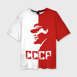 Футболка оверсайз женская Ленин СССР, цвет: 3D-принт