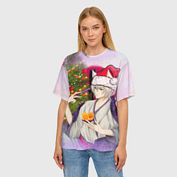 Футболка оверсайз женская Kamisama Hajimemashita, цвет: 3D-принт — фото 2