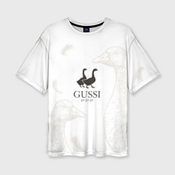 Женская футболка оверсайз GUSSI Ga-Ga-Ga