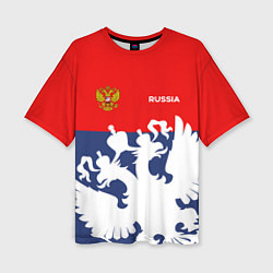 Женская футболка оверсайз Russian Style