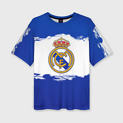 Футболка оверсайз женская Real Madrid FC, цвет: 3D-принт