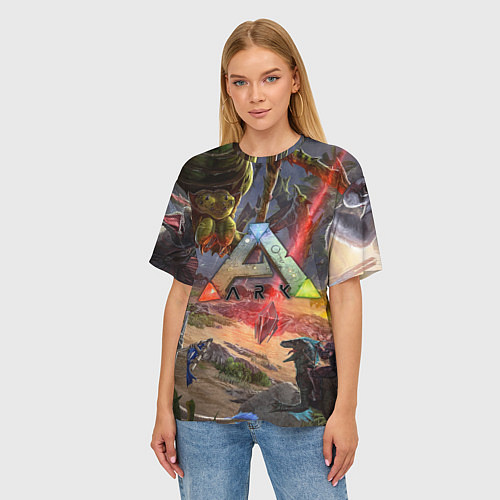 Женская футболка оверсайз ARK: Survival Evolved / 3D-принт – фото 3