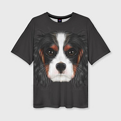 Футболка оверсайз женская Cavalier King Charles, цвет: 3D-принт