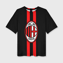 Футболка оверсайз женская AC Milan 1899, цвет: 3D-принт