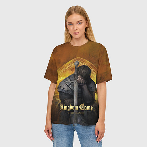 Женская футболка оверсайз Kingdom Come: Sad Henry / 3D-принт – фото 3
