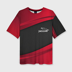 Футболка оверсайз женская Jaguar: Red Sport, цвет: 3D-принт