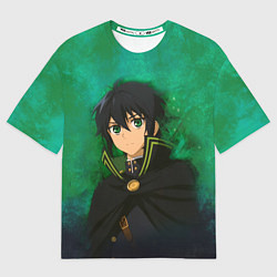 Футболка оверсайз женская Yuichiro Hyakuya, цвет: 3D-принт