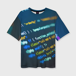 Женская футболка оверсайз Programming Collection