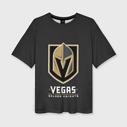 Женская футболка оверсайз Vegas: Golden Knights