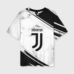 Женская футболка оверсайз Juventus