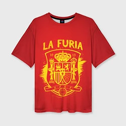 Женская футболка оверсайз La Furia
