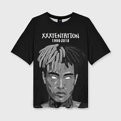Женская футболка оверсайз XXXTentacion: 1998-2018