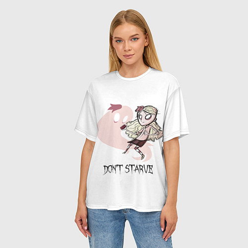 Женская футболка оверсайз Don't Starve: Wendy / 3D-принт – фото 3