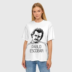 Футболка оверсайз женская Pablo Escobar, цвет: 3D-принт — фото 2