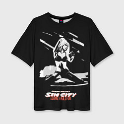 Женская футболка оверсайз Sin City: Nancy