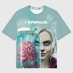 Женская футболка оверсайз I-ZOMBIE large