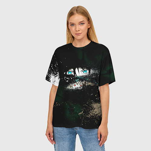 Женская футболка оверсайз Бездомный Бог / 3D-принт – фото 3