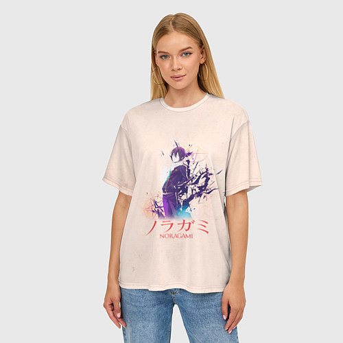 Женская футболка оверсайз Бездомный Бог / 3D-принт – фото 3