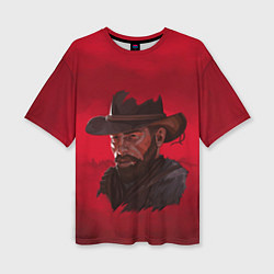 Женская футболка оверсайз Red Dead Redemption