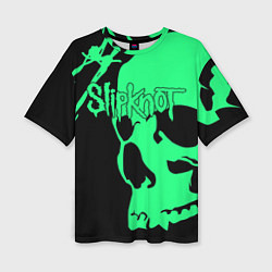 Футболка оверсайз женская Slipknot: Acid Skull, цвет: 3D-принт