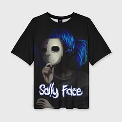 Футболка оверсайз женская Sally Face: Dark Mask, цвет: 3D-принт