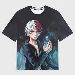 Футболка оверсайз женская Лёд, цвет: 3D-принт