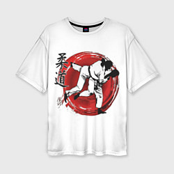 Женская футболка оверсайз Judo: Japan