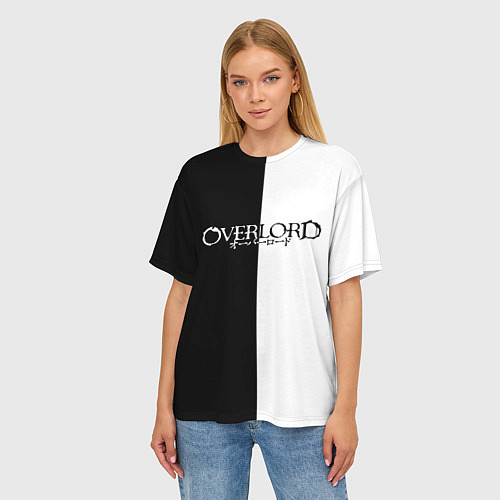Женская футболка оверсайз OVERLORD / 3D-принт – фото 3
