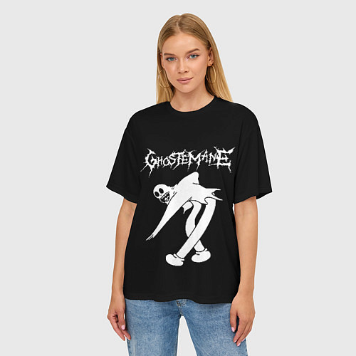 Женская футболка оверсайз GHOSTEMANE / 3D-принт – фото 3