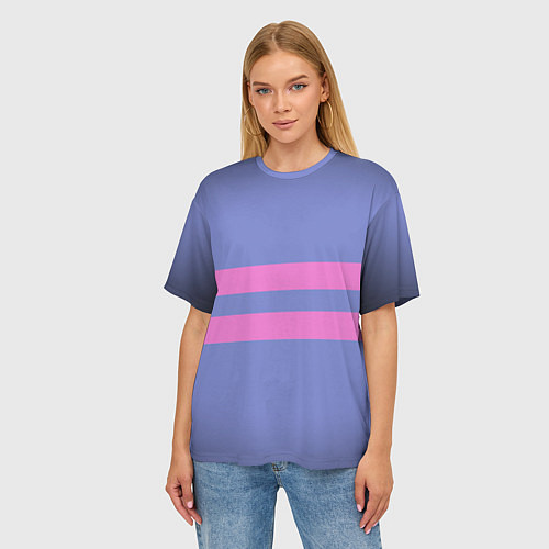 Женская футболка оверсайз ФРИСК FRISK / 3D-принт – фото 3