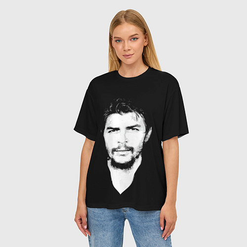 Женская футболка оверсайз Че Гевара / 3D-принт – фото 3