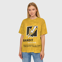 Футболка оверсайз женская Bandit R6s, цвет: 3D-принт — фото 2