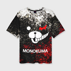 Футболка оверсайз женская MONOKUMA, цвет: 3D-принт