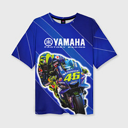 Футболка оверсайз женская Valentino Rossi, цвет: 3D-принт