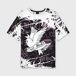 Футболка оверсайз женская LIL PEEP, цвет: 3D-принт