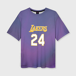 Футболка оверсайз женская Los Angeles Lakers Kobe Brya, цвет: 3D-принт