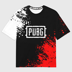 Футболка оверсайз женская PUBG, цвет: 3D-принт