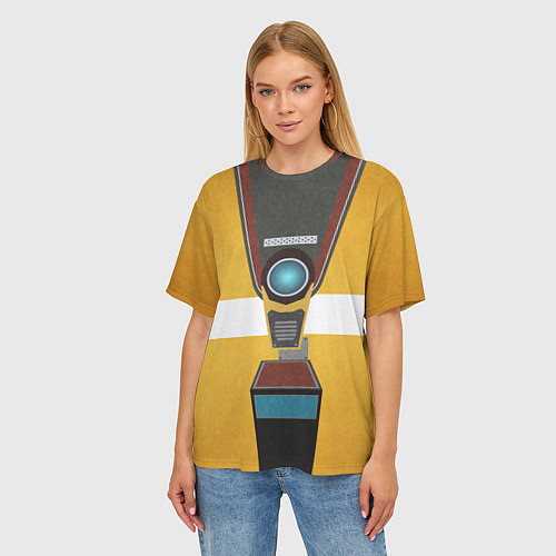 Женская футболка оверсайз CL4P-TP / 3D-принт – фото 3