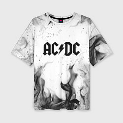 Футболка оверсайз женская ACDC, цвет: 3D-принт