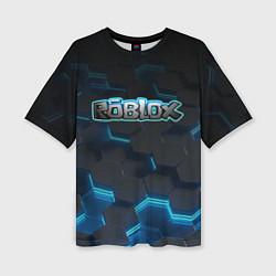 Футболка оверсайз женская Roblox Neon Hex, цвет: 3D-принт