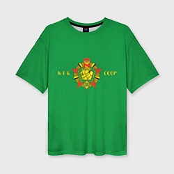 Женская футболка оверсайз Пограничные Войска КГБ СССР